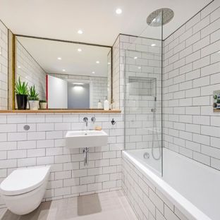 Beautiful Farmhouse Bathroom Remodel From Small Closet Small